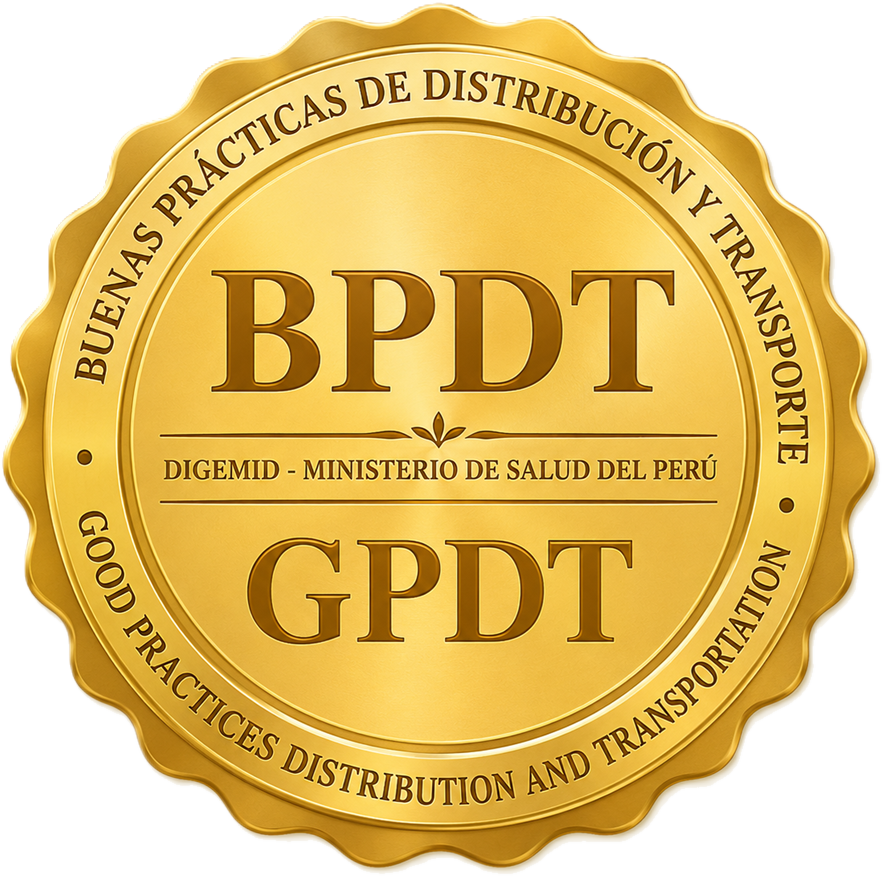 Insignia BPDT / GPDT — Buenas Prácticas de Distribución y Transporte
